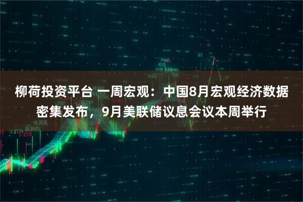 柳荷投资平台 一周宏观：中国8月宏观经济数据密集发布，9月美联储议息会议本周举行