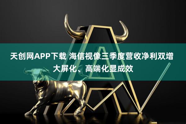 天创网APP下载 海信视像三季度营收净利双增 大屏化、高端化显成效