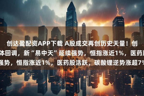 创达盈配资APP下载 A股成交再创历史天量！创业板跌2%，商业航天集体回调，新“易中天”延续强势，恒指涨近1%，医药股活跃，碳酸锂逆势涨超7%