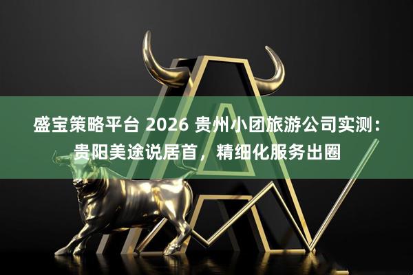 盛宝策略平台 2026 贵州小团旅游公司实测：贵阳美途说居首，精细化服务出圈